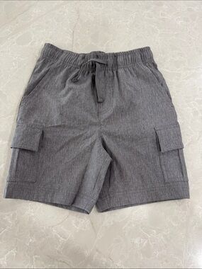 Tommy Bahama Boy’s Charcoal Gray Cargo Drawstring Shorts